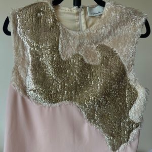 Gorgeous Philip Lim mini pink dress with sequin detail size 4